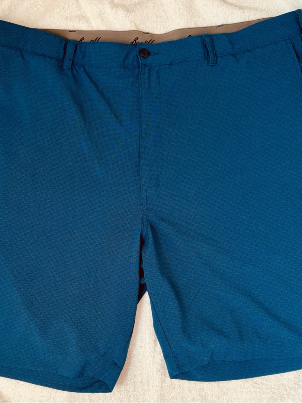Ben Hogan Blue Flat Front Men's Shorts